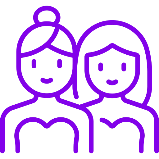 4 Hand Massage Purple
