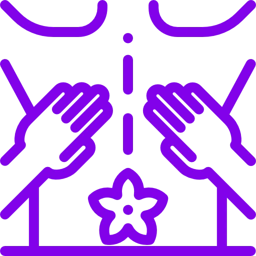 Mutual Touch Massage Purple