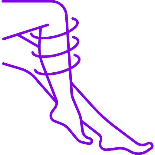 Foot Fetish Massage Purple