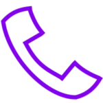 Phone Icon Purple